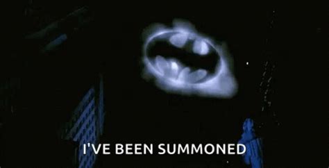 Summoned Batman GIF - Summoned Batman Bat Signal - Discover & Share GIFs