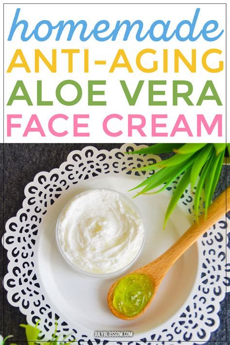 DIY Anti-Aging Aloe Vera Face Moisturizer - ♡ July Blossom