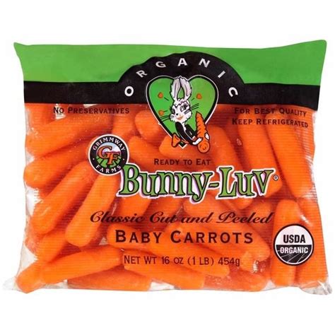 Bunny Luv Organic Peeled Baby Carrots - Seaside grocery delivery