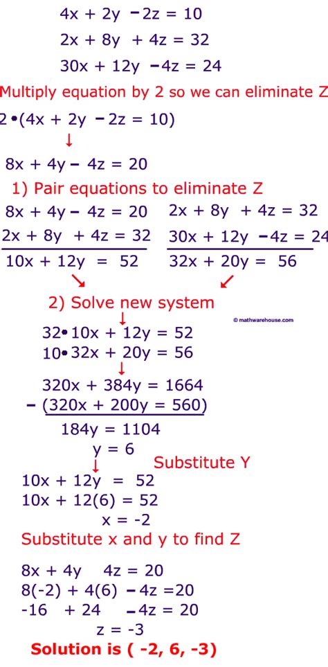 Triple system of equations solver - likostheory