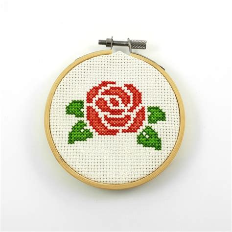 Rose cross stitch - Ringcat Design | Cross stitch rose, Rose cross ...