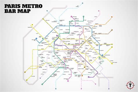 LE PLAN DE METRO DES BARS DE PANAME Restaurant Paris, Paris Restaurants, Paris Metro Map, Paris ...