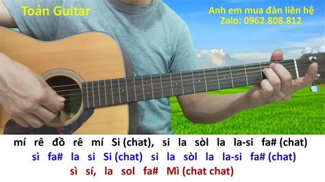 Nắng ấm quê hương - Hướng dẫn Guitar intro và đệm hát chi tiết dễ hiểu - Toản Guitar - YouTube