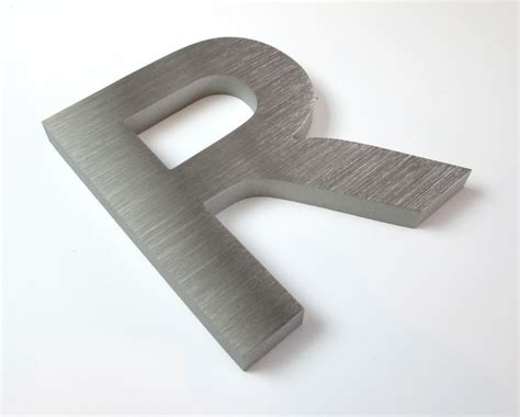 10mm thick Brushed Stainless Steel Letters | METAL LETTERS