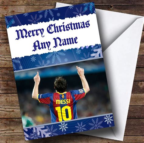 Lionel Messi Shirt Personalised Birthday Card - The Card Zoo