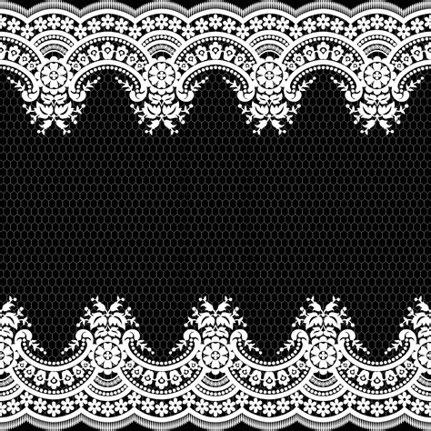 White Lace Texture Vector