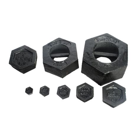 TAJ+ M3 Class Hexagonal Shape Standard Cast Iron Weights 20Kg to 50g(9pc set) Duly Certified By ...