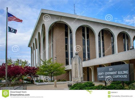 Clark County Courthouse editorial photo. Image of criminal - 69959611