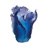 Daum Crystal Tulip Vase - Blue — ShopTheAddison