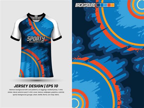 Soccer jersey design for sublimation, sport t shirt design, template ...