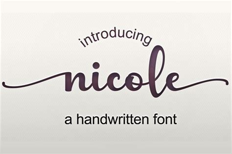 Nicole Font Download Free - Summer Fonts