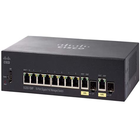 10/100/1000Mbps Cisco 350 Series cisco SG350-10MP-K9-CN Cisco SG350 ...