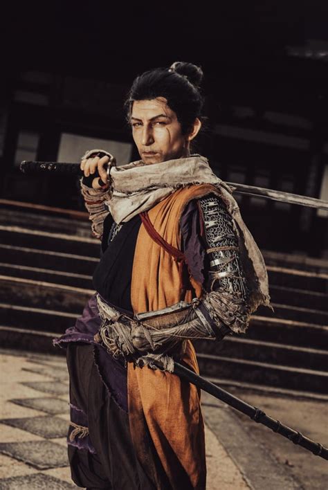 I finally did a photoshoot of my Wolf cosplay. Here's the first photo! : r/Sekiro