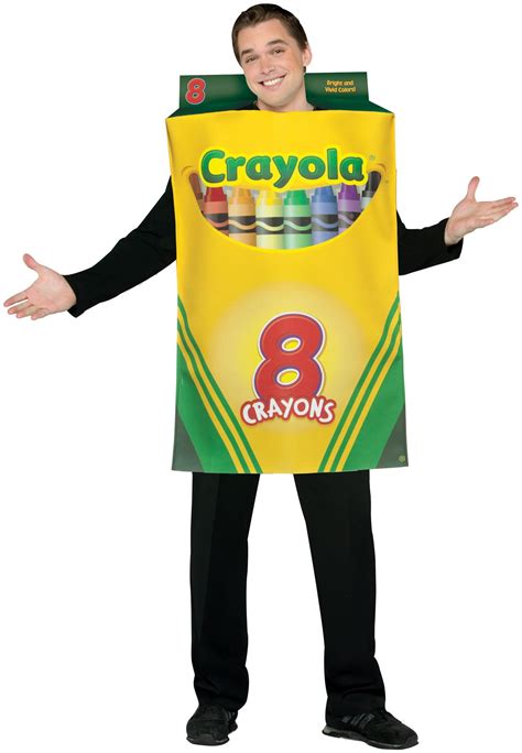 Crayola Crayon Box Adult Costume - PartyBell.com | Box costumes, Crayon ...