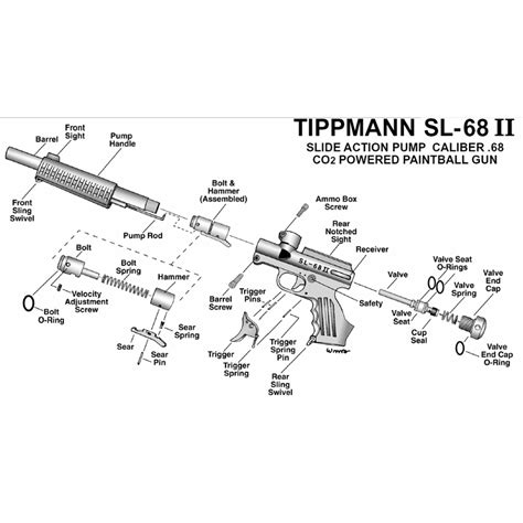 Tippmann 98 Custom Parts Diagram