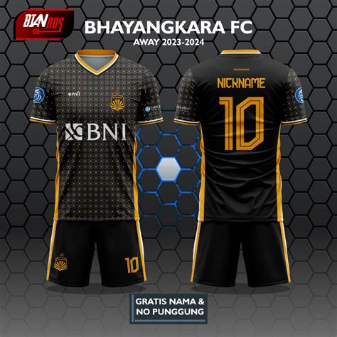 Jual JERSEY BOLA BHAYANGKARA FC AWAY BRI LIGA 1 2023/2024 FULL PRINTING ...