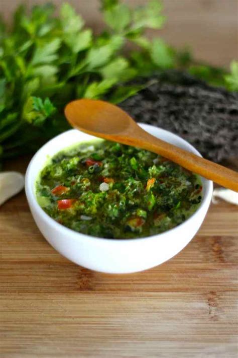 Chimichurri Sauce - Argentinian Condiment Recipe | 196 flavors