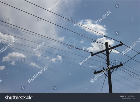 Power Lines Silhouette Stock Photo 1169574919 | Shutterstock