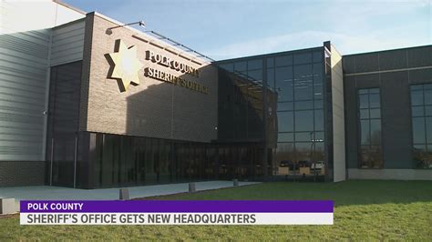 New Polk County Sheriff's Office headquarters open | weareiowa.com