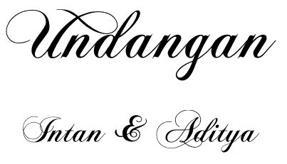 Download Font Undangan Pernikahan 2019 – Gambaran