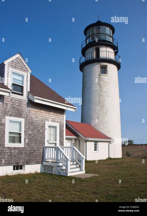 Highland Lighthouse, North Truro, Cape Cod, Massachusetts, USA Stock ...