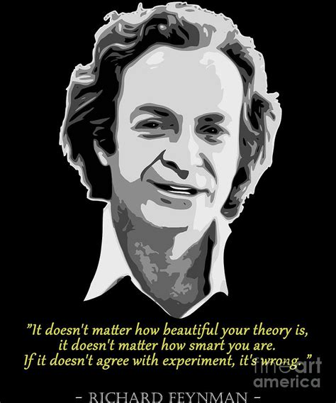 Richard Feynman Quote Digital Art by Filip Schpindel - Pixels