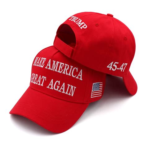 MAGA Hat 45-47 Men Women Make America Great Again Hat Adjustable USA MAGA Cap Trump 2024 ...