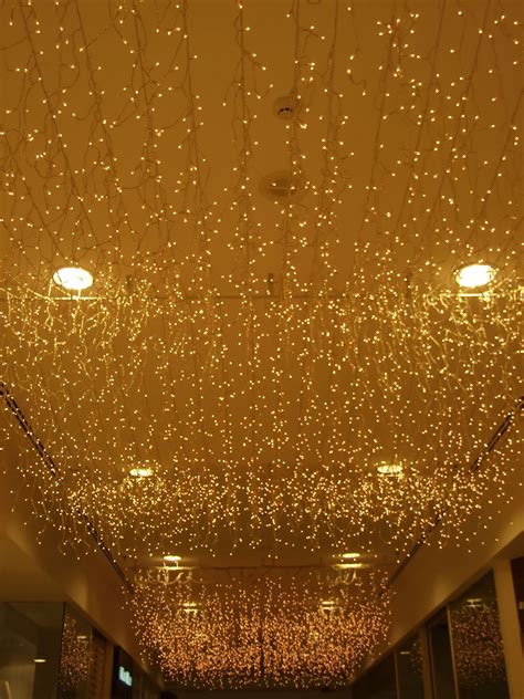 Ceiling Christmas lights | Christmas lights inside, Indoor christmas ...