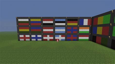 Flags of the world Minecraft Project