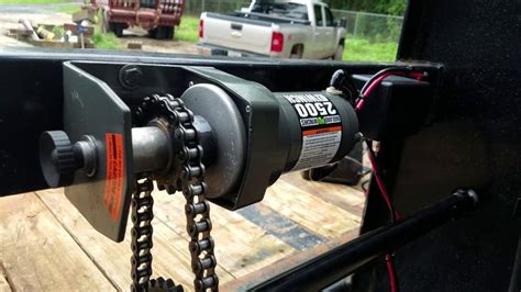 Northern tool winch to power jack on gooseneck 25 ton trailer ...