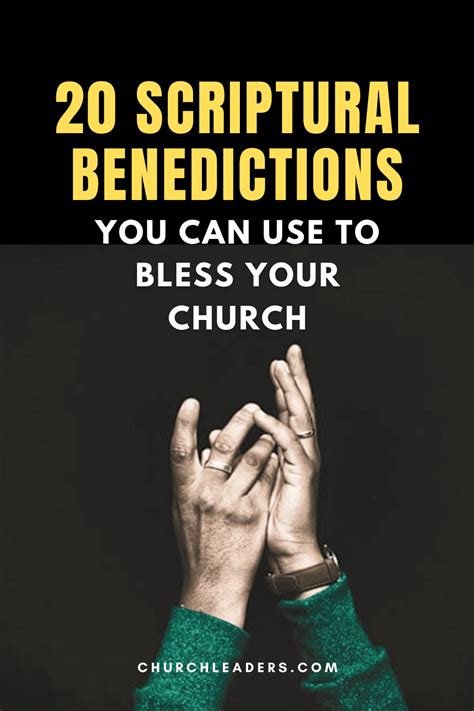 20 Scriptural Benedictions You Can Use to Bless Your Church