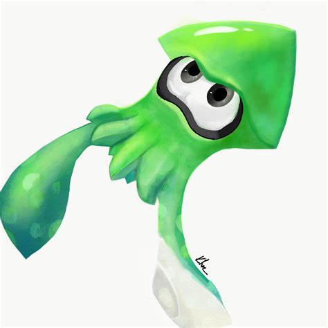 Painted an Inkling in its Squid form : r/splatoon