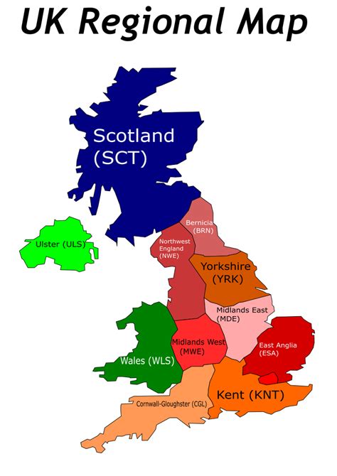 Map based on UK regions with new names (London = LND) : r/ukfederalism