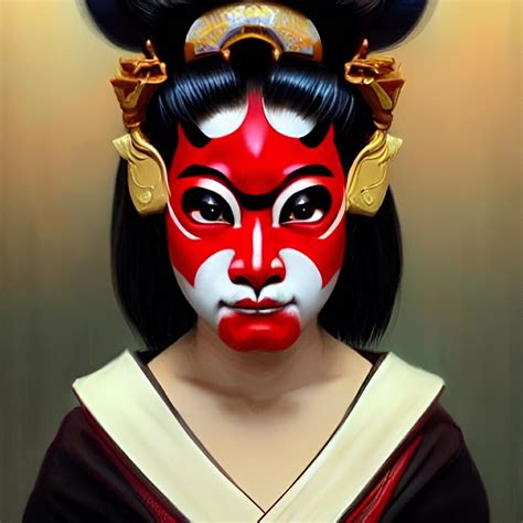 ArtStation - 00032 Mask Geisha 92jpg wonder pack | Artworks