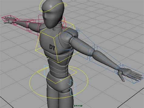 Mannequin 3D Model Rigged