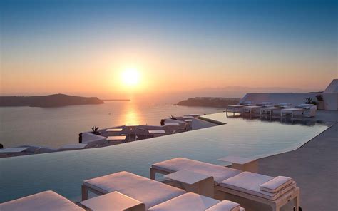 Swim Over a Volcano in Santorini's Largest Infinity Pool