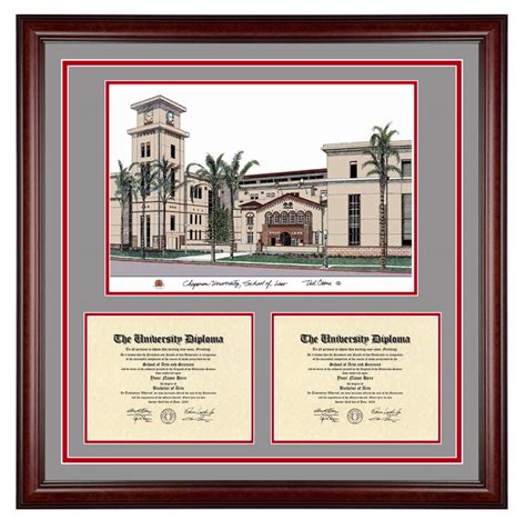 Chapman University School of Law – Chapman Law - Diploma Artworks