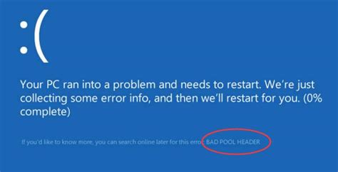 Bad pool header blue screen error in Windows [4 DIY Solutions] | Drivers.com