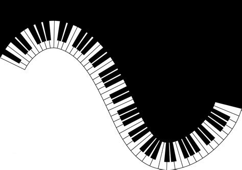 Piano Keyboard Waves Card Free Stock Photo - Public Domain Pictures