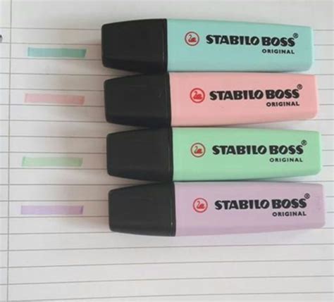 Stabilo Pastel Markers | Wiki | Studying Amino Amino