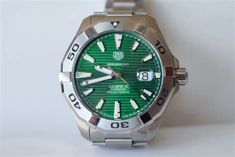 TAG Heuer Aquaracer Calibre 5 Green Dial - Hands-On, Specs & Price