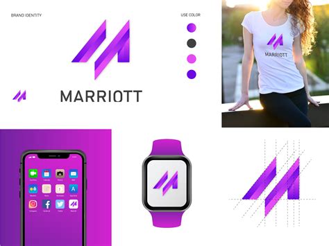 M modern logo design | creative modern M logo design by Rony Ahmed on ...