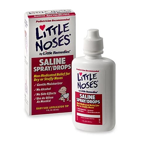 Little Remedies® Little Noses® Saline Spray/Drops - buybuyBaby.com