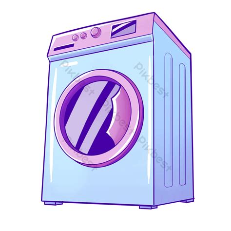 blue washing machine drawing illustration | PNG Images PSD Free Download - Pikbest