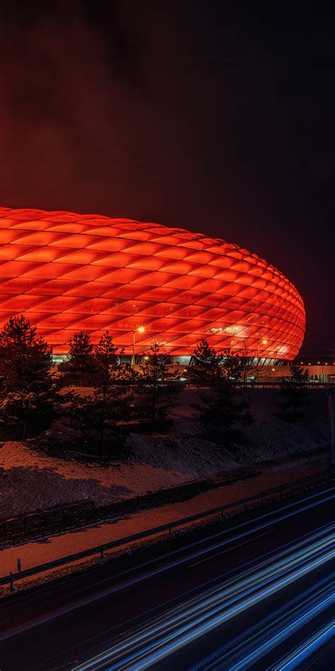 1080x2160 Munich Football Stadium At Night One Plus 5T,Honor 7x,Honor ...