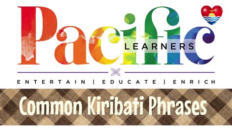 Common Kiribati Phrases | In our Pacific Learners language series, we showcase common Kiribati ...