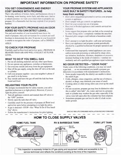 Propane Safety – Reliance Energy