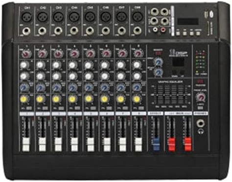 Channel Mixer 8-Channels Bluetooth Power Mixer Band Professional ...