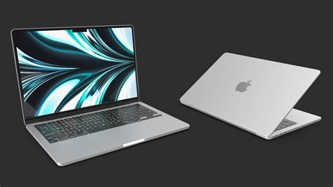 3D Silver MacBook Air M2 2022 Model - TurboSquid 2001570