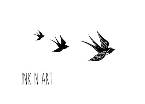 37 best Small Bird Silhouette Tattoo images on Pinterest | Flying birds ...